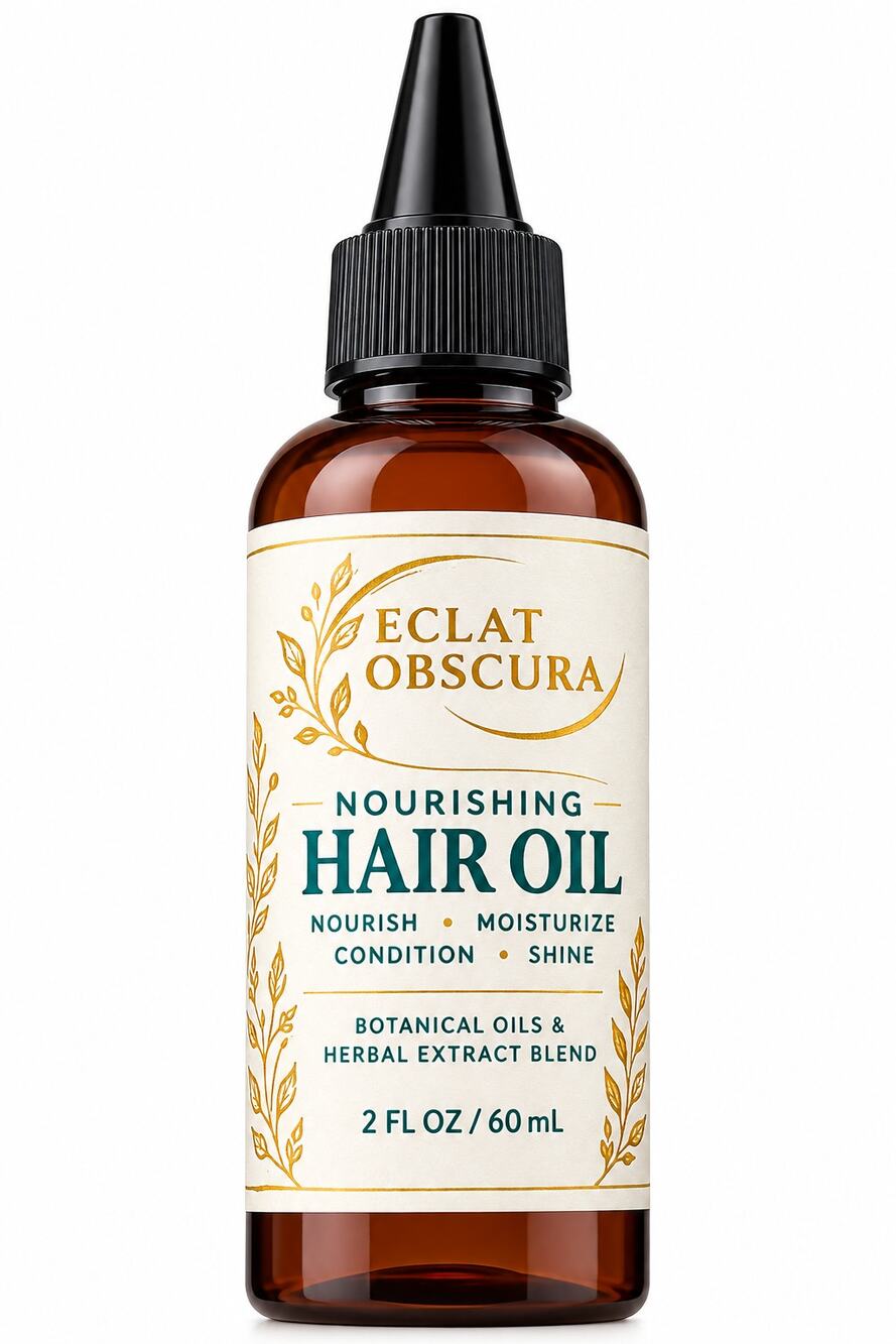 Eclat Obscura Nourishing Hair Oil Infused with nutrient-rich botanical oils